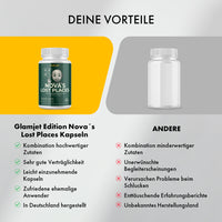 Thumbnail for Vergleich zweier Dosen mit Text, links grüne Dose Nova’s Lost Places, rechts weiße Dose