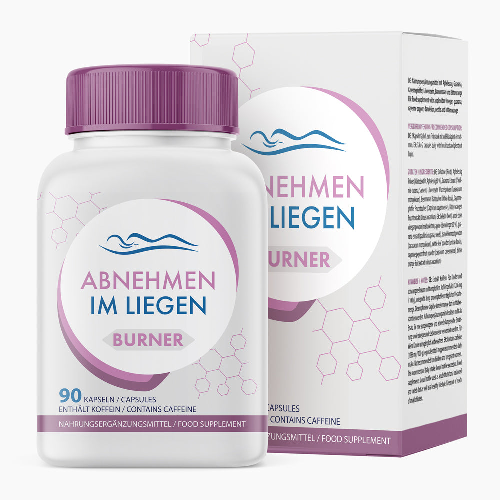 ABNEHMEN IM LIEGEN Burner Kapseln (90 St.) - Für deine geplante Gewichtsreduktion - ApoNatura