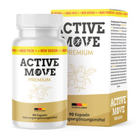 Thumbnail for Active Move Premium Dose mit 90 Kapseln vor passender Faltschachtel