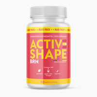 Thumbnail for White Can Activ Shape BRN Dietary Supplement with Red Label and 90 Capsules