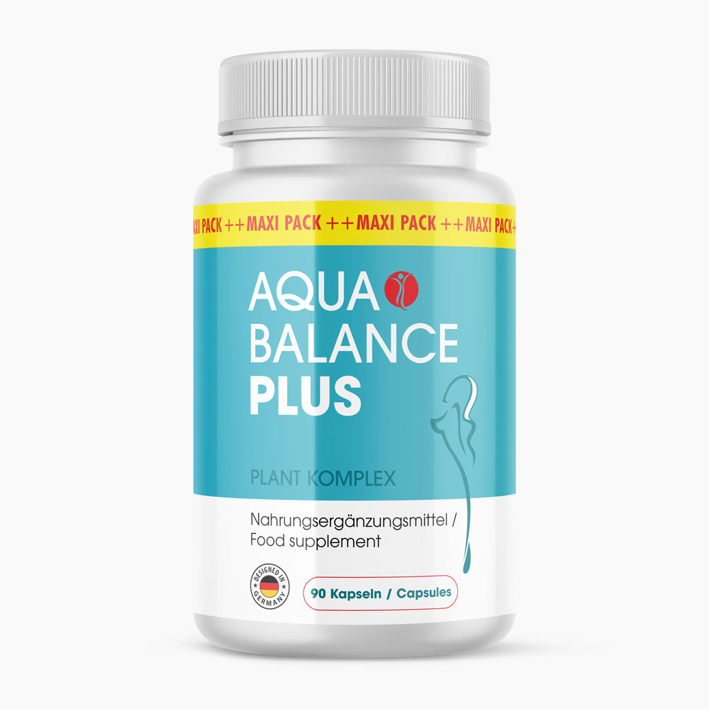 Weiße Dose Aqua Balance Plus, Plant Komplex, 90 Kapseln Capsules, Maxi Pack