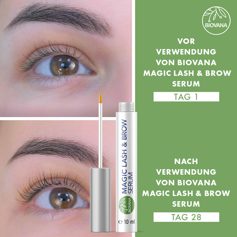 BIOVANA Magic Lash & Brow Serum (10 ml) - Reichhaltige Pflege mit nährenden Effekten - ApoNatura
