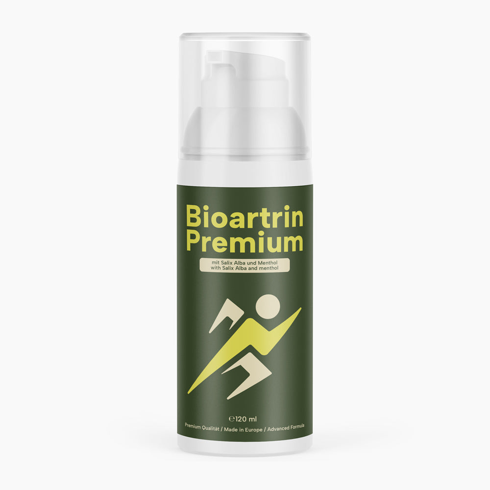 Bioartrin Premium Muskelgel in Pumpflasche 120 ml mit Salix Alba und Menthol Pflegegel für Muskeln