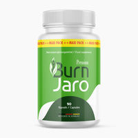 Thumbnail for Dose Burn Jaro Premium mit grünem Etikett, weißem Deckel und Hinweis auf 90 Kapseln