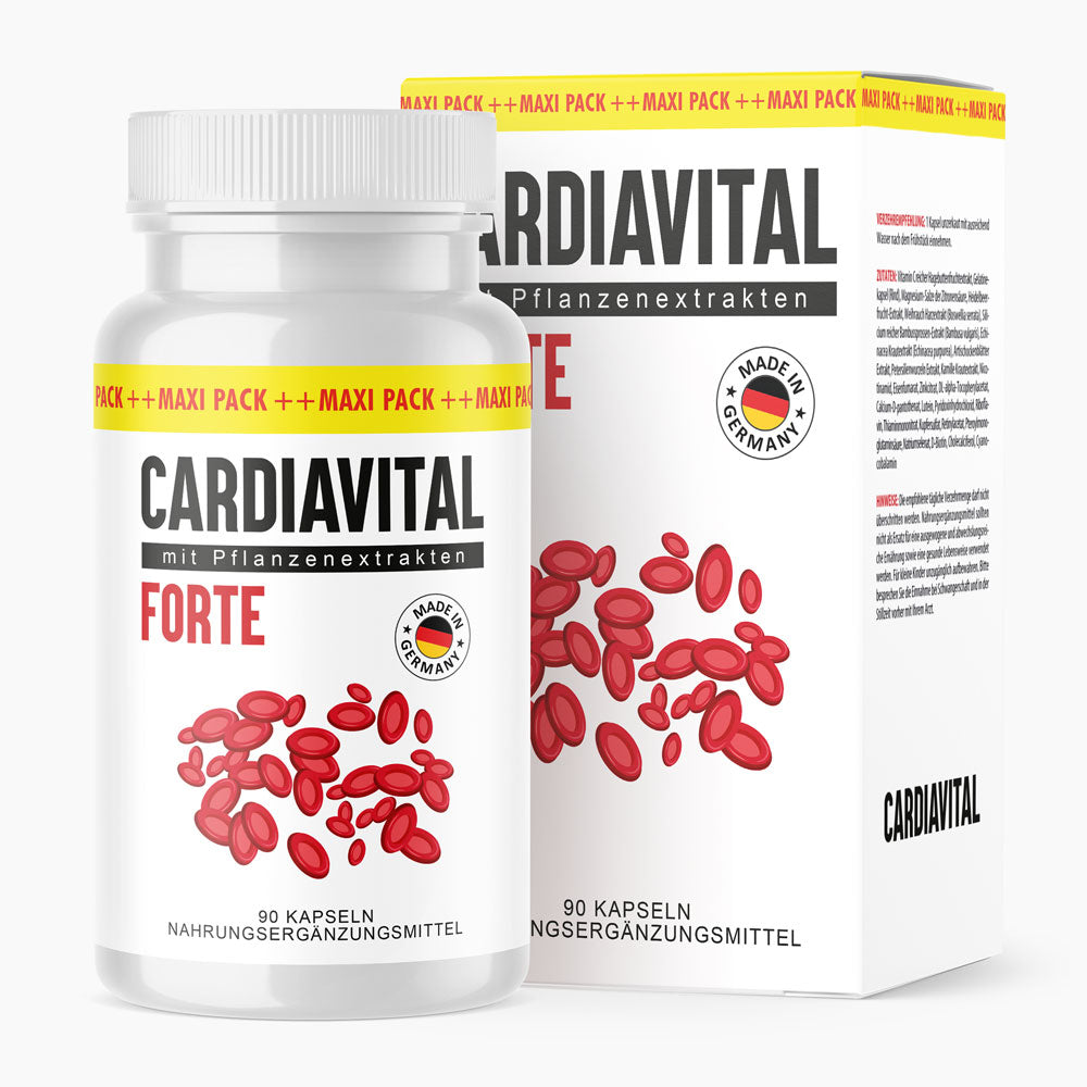 Cardiavital Forte (90 Kapseln) - Das Original - ApoNatura