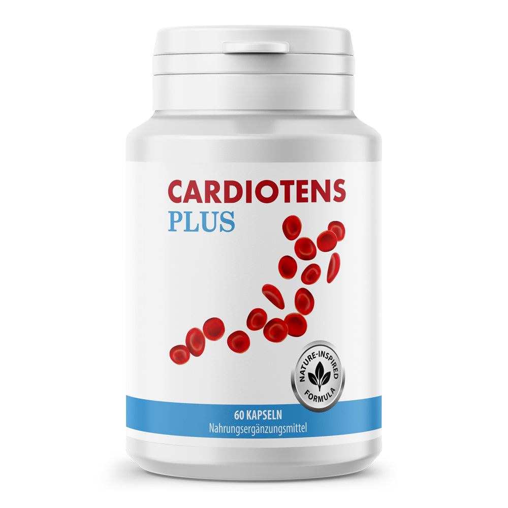 Cardiotens Plus Dose 60 Kapseln Nahrungsergänzung mit Siegel Nature Inspired Formula