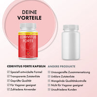 Thumbnail for Vergleich von Corivitus Forte Kapseln Dose und neutraler Dose mit Bewertungslisten und Symbolen