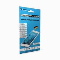 Thumbnail for Blaue Verpackung mit Schrift Hightech Displayschutz und Abbildung eines Smartphones mit Wabenmuster