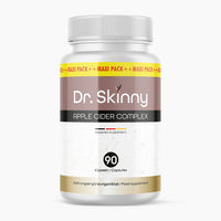 Thumbnail for Weiße Kunststoffdose mit braunem Etikett Dr. Skinny Apple Cider Complex, 90 Kapseln