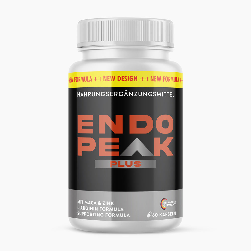 Endopeak Plus Nahrungsergänzungsmittel, 60 Kapseln, mit Maca und Zink