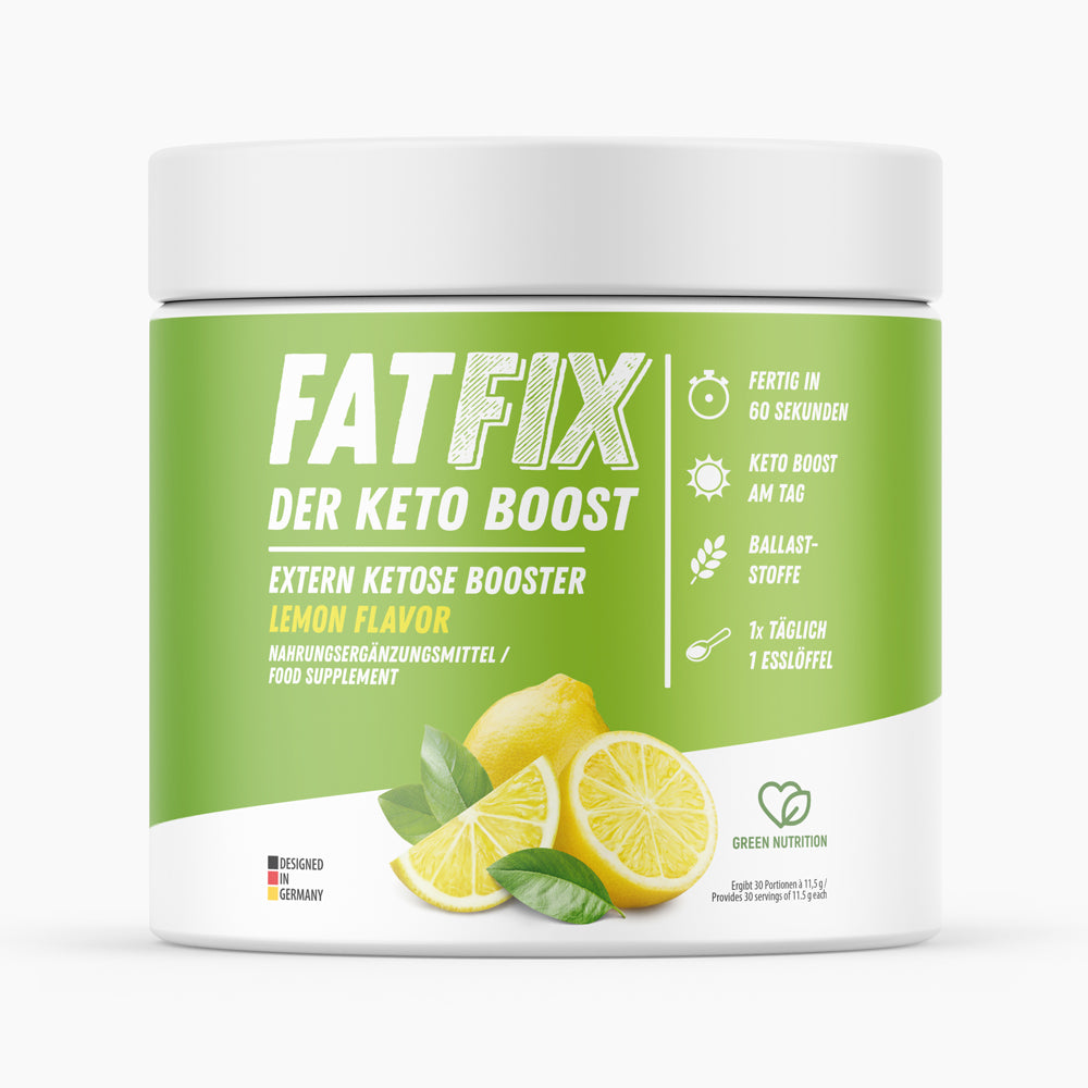 FATFIX Keto Boost Exogene Ketone (345g) - Für deinen täglichen Keto-Boost - ApoNatura