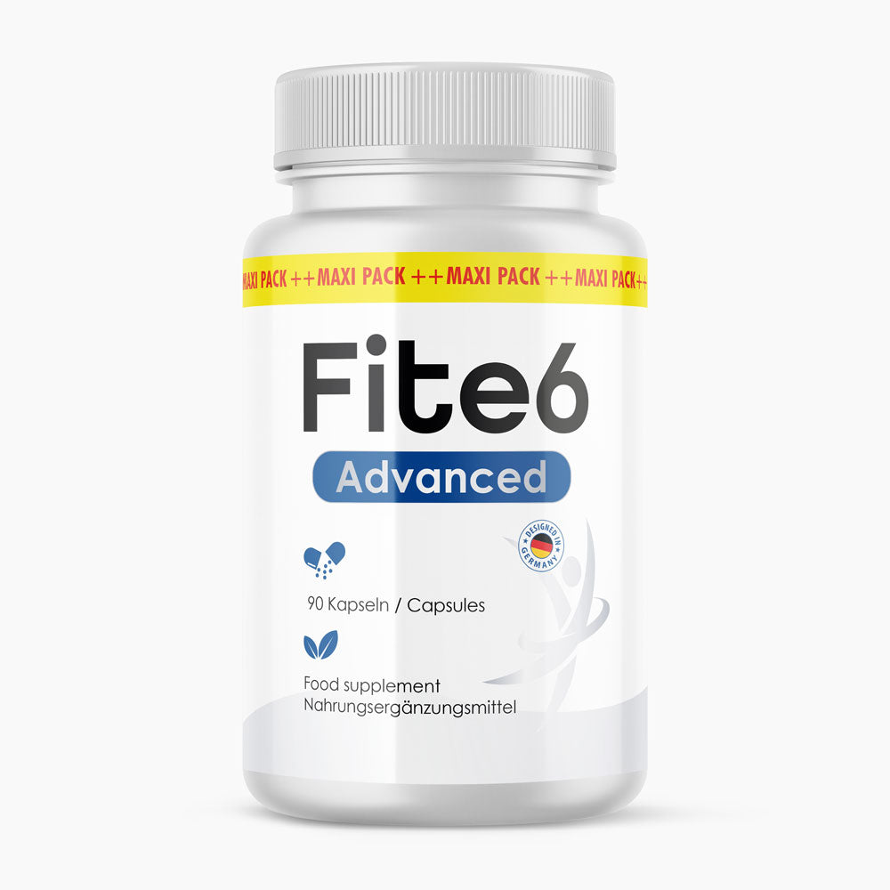 Fite6 Advanced Nahrungsergänzungsmittel in einer Dose mit 90 Kapseln