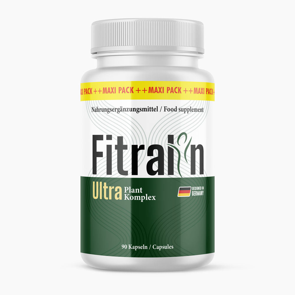 Produktabbildung Fitralin Ultra Plant Komplex 90 Kapseln in weißer Dose