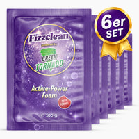 Thumbnail for Fizzclean Green Tornado Active-Power Foam im 6er-Set mit violetten Sachets und neuer Formel