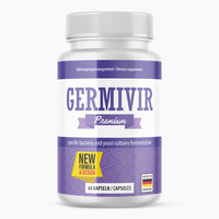 Thumbnail for Dose mit violettem Etikett GERMIVIR Premium mit 60 Kapseln