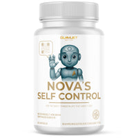 Thumbnail for Weiße Kunststoffdose mit Schrift NOVA'S SELF CONTROL und Roboterabbildung auf der Vorderseite