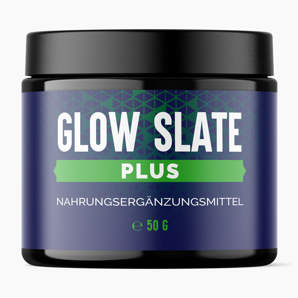 GLOW SLATE PLUS Pulver (50 g) - Hochwertiges Nahrungsergänzungsmittel - ApoNatura