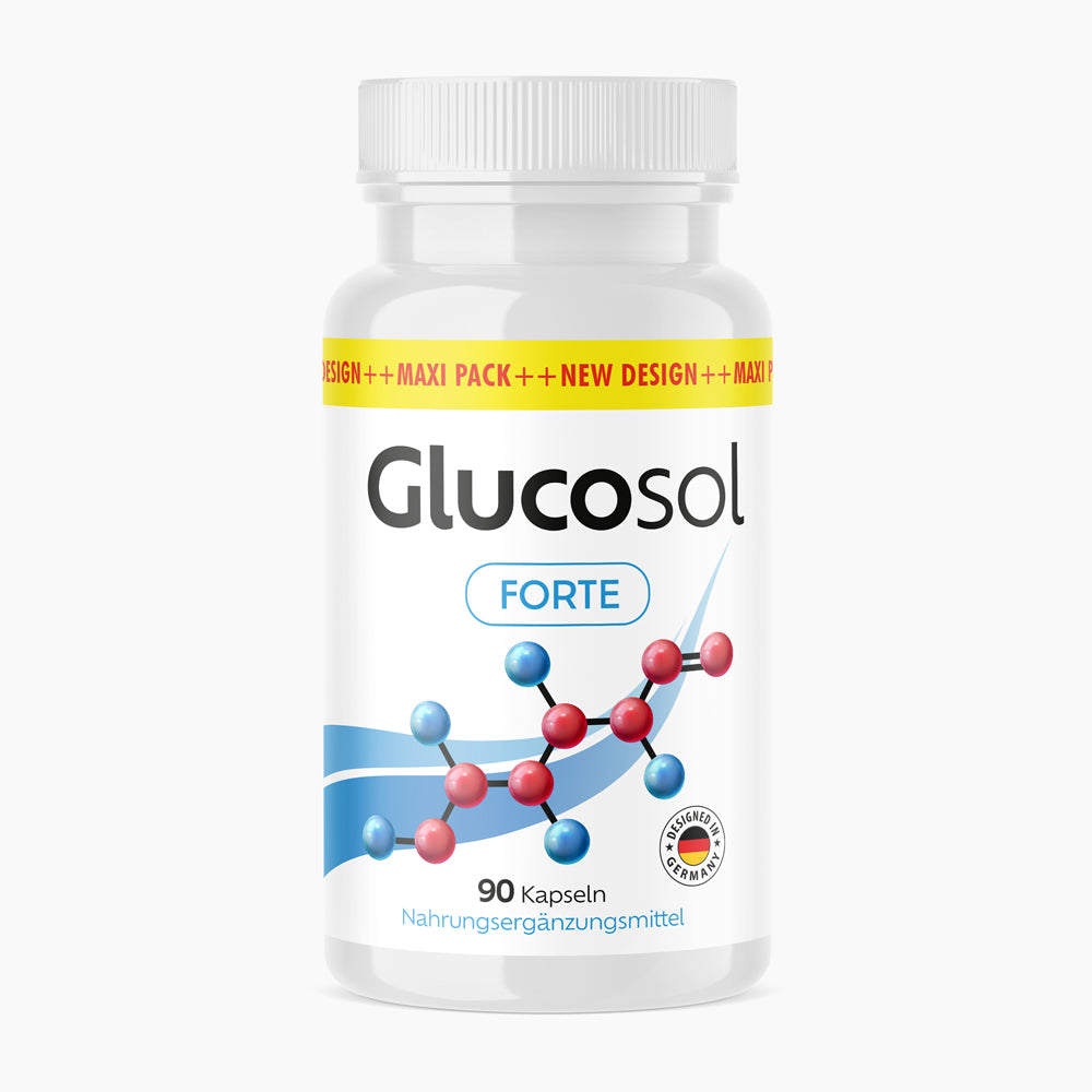 Glucosol Forte (90 Kapseln) - Ideal für einen aktiven Alltag - ApoNatura