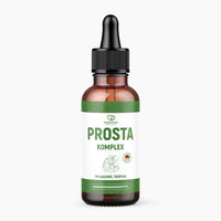 Thumbnail for Braune Flasche mit weiß-grünem Etikett PROSTA KOMPLEX Pflanzenöl Tropfen von Green Nutrition