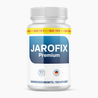 Thumbnail for Produktbild Jarofix Premium Nahrungsergänzungsmittel in weißer Dose mit blauem Label und Deckel