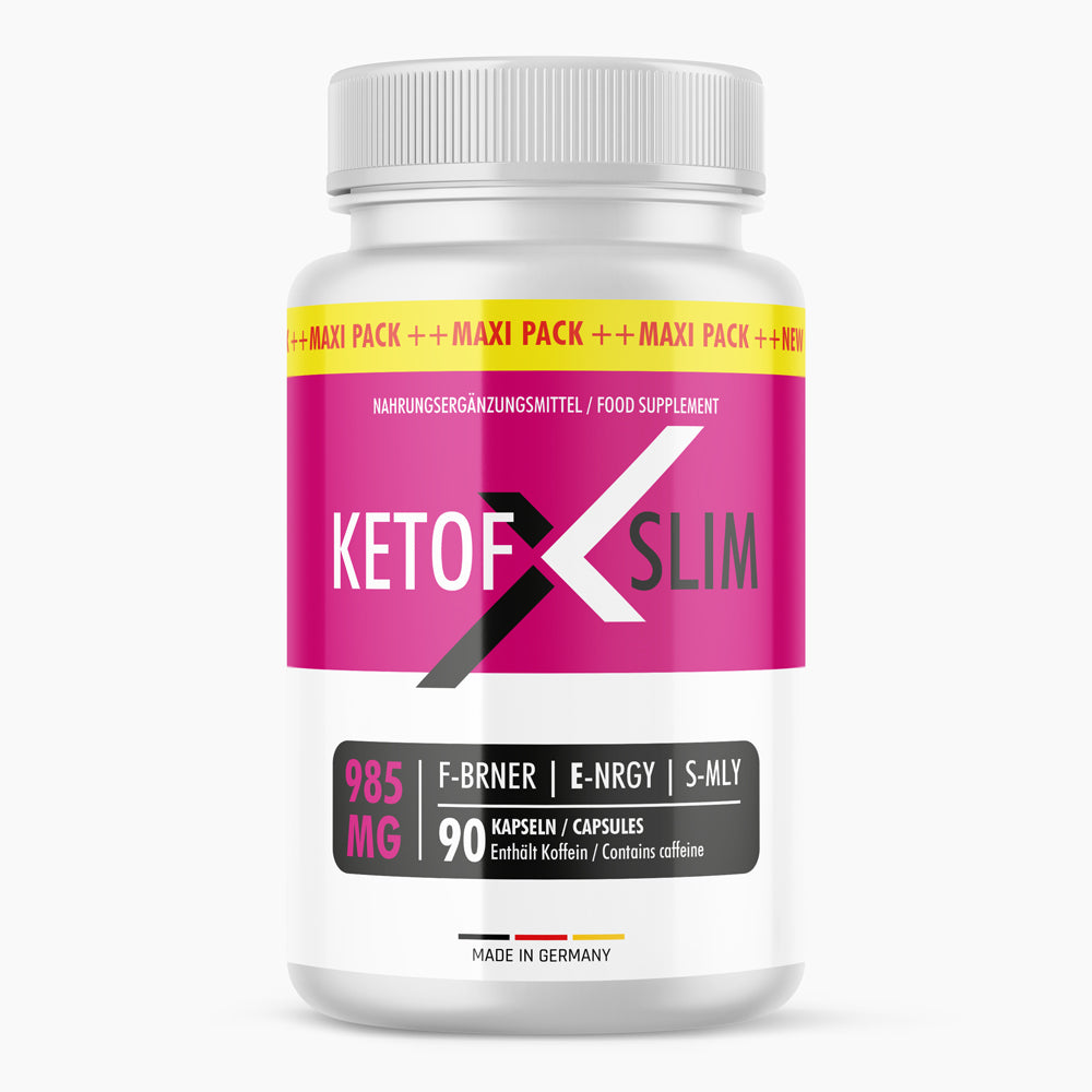 KETOFXSLIM im Maxi Pack (90 Kapseln) - Unterstützt dich bei deinen Zielen - ApoNatura