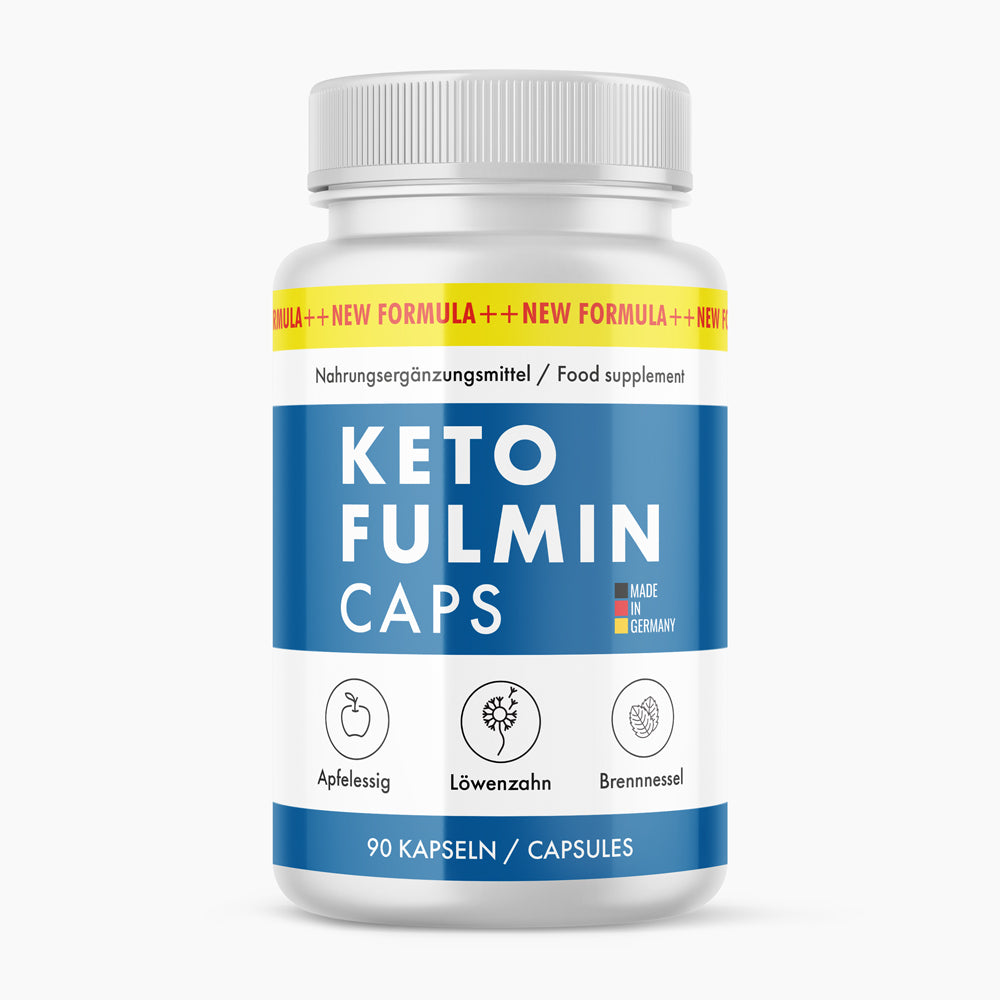 KETOFULMIN Caps (90 Stück) - Ideal begleitend zu einer Diät  - ApoNatura