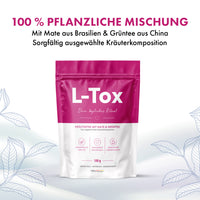 Thumbnail for L-Tox herbal tea with mate and green tea, indicating the herbal blend and composition.