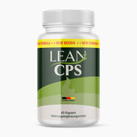 Thumbnail for LEAN CPS Dose mit grünem Etikett, 60 Kapseln und sichtbarem Aufdruck Nahrungsergänzungsmittel vorne