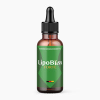 Thumbnail for LipoBliss Forte Tropfen in brauner Pipettenflasche mit grünem Etikett und schwarzem Deckel