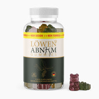 Thumbnail for Löwen ABNHM Gummies Nahrungsergänzungsmittel mit 60 Fruchtgummis in transparenter Dose