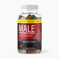 Thumbnail for Dose mit Male Enhancement Gummies 60 Stück Fruchtgummis Nahrungsergänzung für Männer