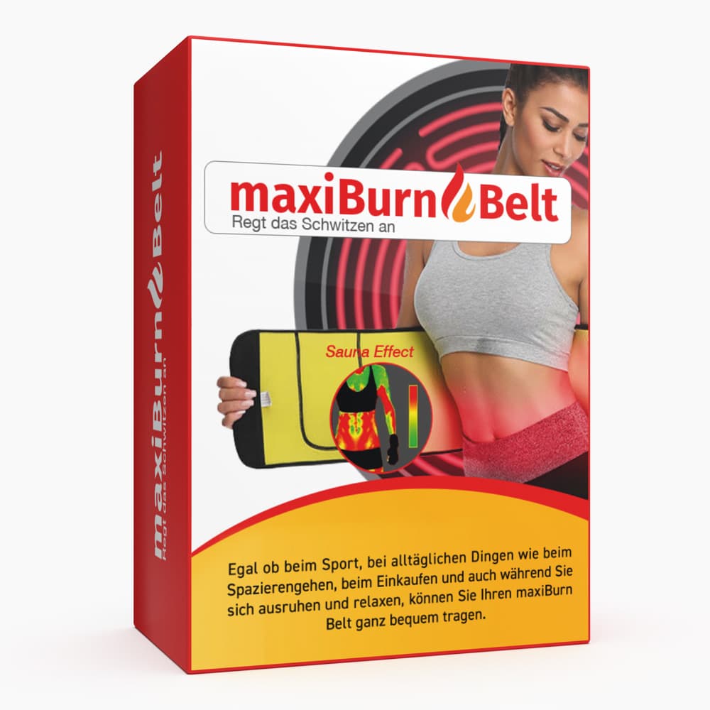 maxiBurn Belt - Steigert die Fettverbrennung am Bauch - ApoNatura