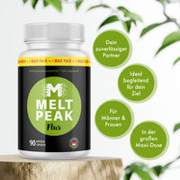 Thumbnail for Meltpeak Plus Nahrungsergänzungsmittel mit 90 Kapseln; beworben als Maxi-Dose für Männer und Frauen