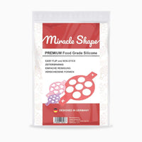 Thumbnail for MiracleShape Silikonformen (3 St.) - Perfekt für Pfannkuchen, Eier, Omeletts, Röstis und vieles mehr - ApoNatura