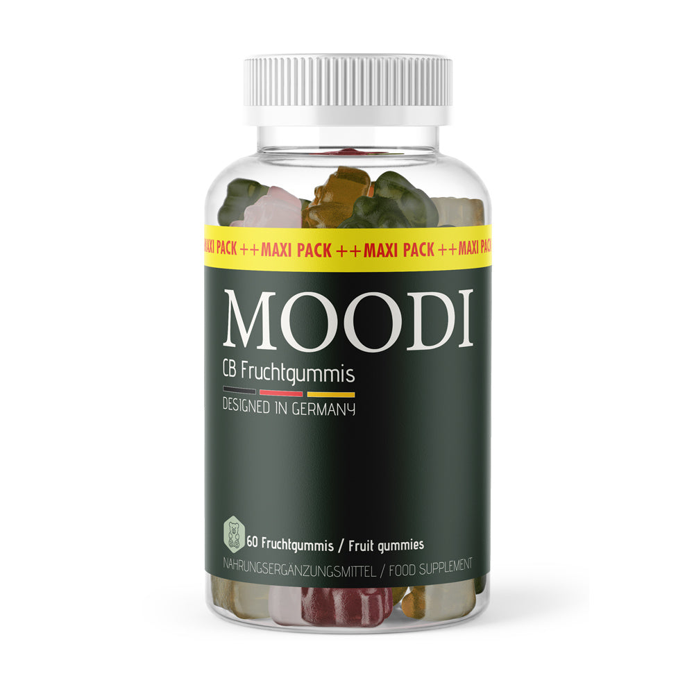 Dose Moodi CB Fruchtgummis (60 St.) mit Zitronengras Geschmack