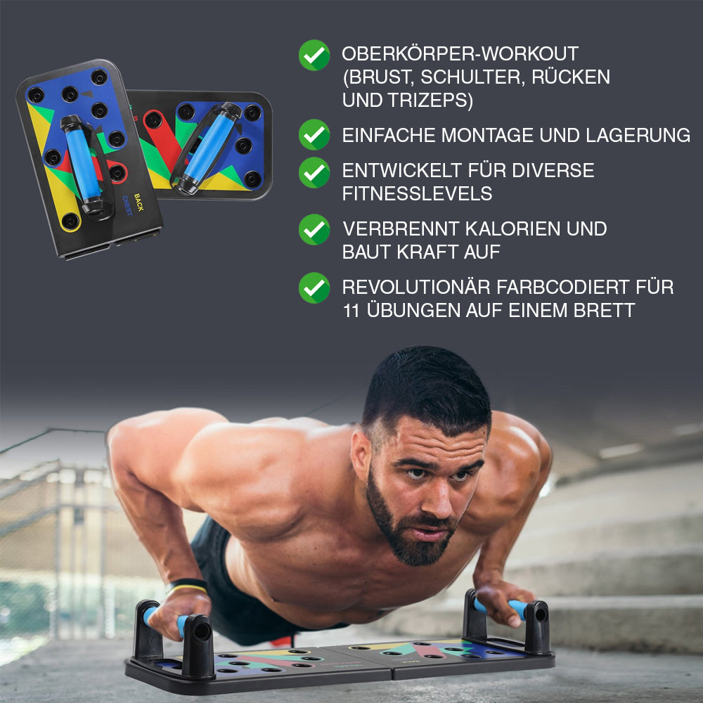 Push-up Liegestützbrett Multifunktions-Muskelboard - Eigengewichtsübung - ApoNatura