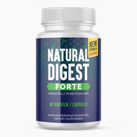 Thumbnail for Kunststoffdose mit dunkelblauem Etikett und Schrift Natural Digest Forte, 60 Kapseln