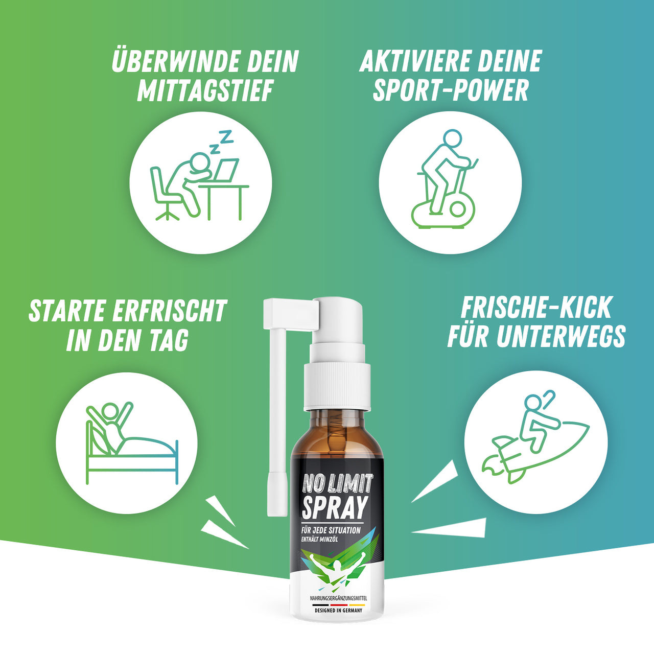 NO LIMIT SPRAY (30 ml) - Erfrischend und belebend - ApoNatura