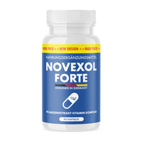 Thumbnail for white plastic container Novexol Forte with 90 capsules