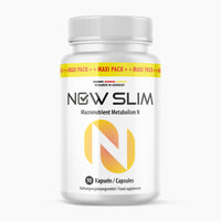 Thumbnail for Nahrungsergänzungsmittel-Dose mit weißem Deckel, Aufdruck NEW SLIM und Angabe 90 Kapseln