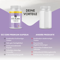 Thumbnail for Im Werbevergleich werden OZ Core Premium fünf Vorteile und anderen Produkten Nachteile zugeschrieben
