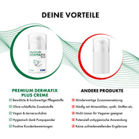 Thumbnail for Vergleichsgrafik zeigt Premium Dermafix Plus mit Pflegevorteilen gegenüber anderen Produkten