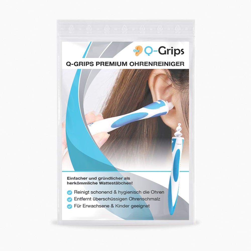 Q-Grips Premium Ohrenreiniger kaufen - Schonender Ohrenschmalz-Entferner - ApoNatura