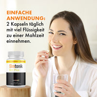 Thumbnail for Anwendungshinweis für Slmtonik Brn Plus: täglich zwei Kapseln mit viel Flüssigkeit zur Mahlzeit