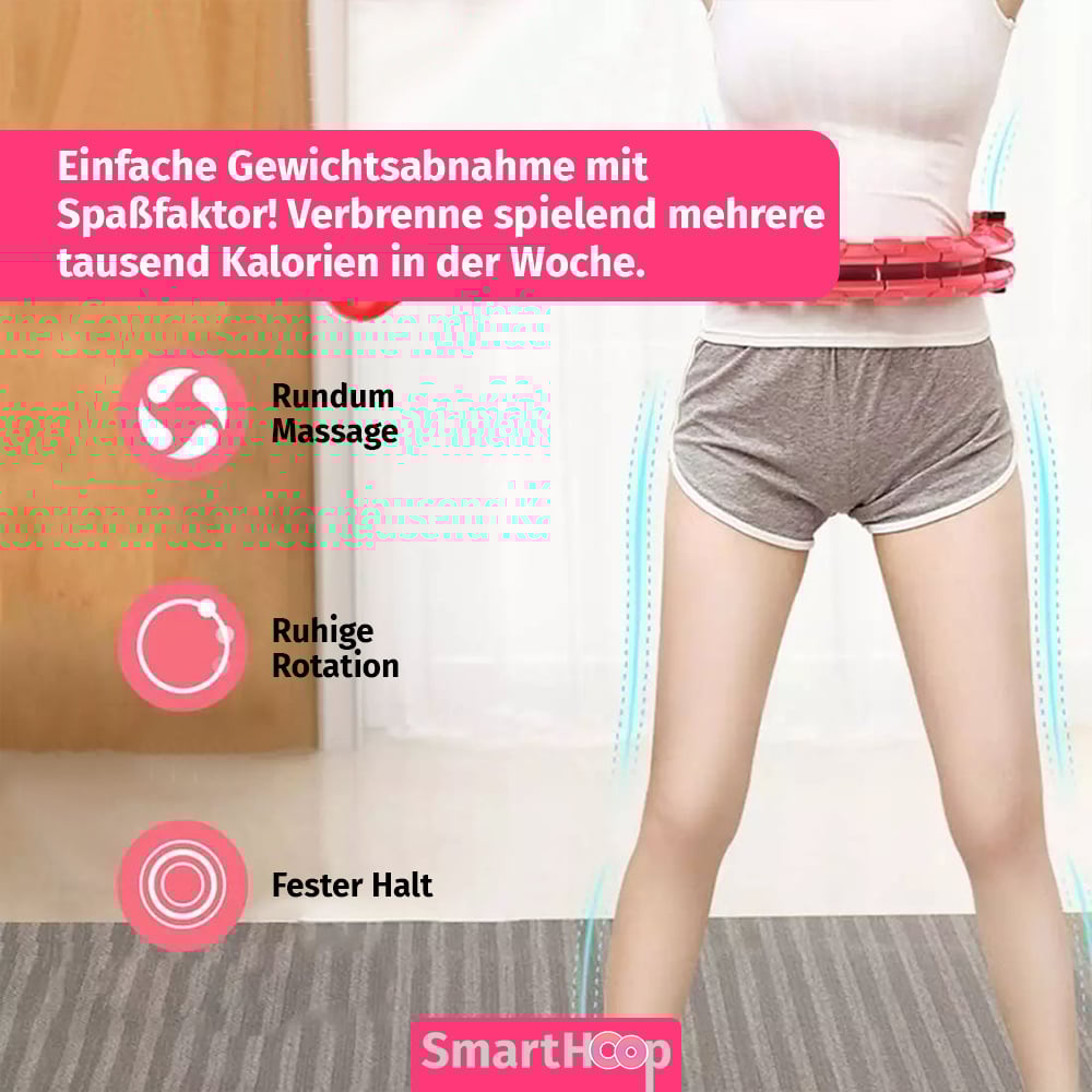 Smart Hula Hoop mit Kugel - Größenverstellbar (24 einzelne Elemente) - ApoNatura