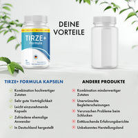 Thumbnail for Tirze+ Formula im Vergleich mit anderen Produkten anhand sichtbarer Vorteile, Nachteile und Symbole