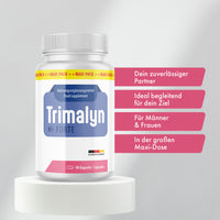Thumbnail for Trimalyn Forte mit 90 Kapseln; sichtbare Werbeaussagen: „Maxi-Dose“ und „für Männer & Frauen“