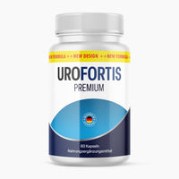 Thumbnail for Uro Fortis Premium Dose mit 60 Kapseln und Kennzeichnung als Nahrungsergänzungsmittel 