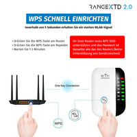 Thumbnail for Anleitung zur WPS-Verbindung mit Router und WLAN-Repeater, zwei Hände drücken WPS-Tasten